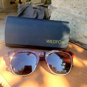 Wildfox club fox tortoiseshell sunglasses